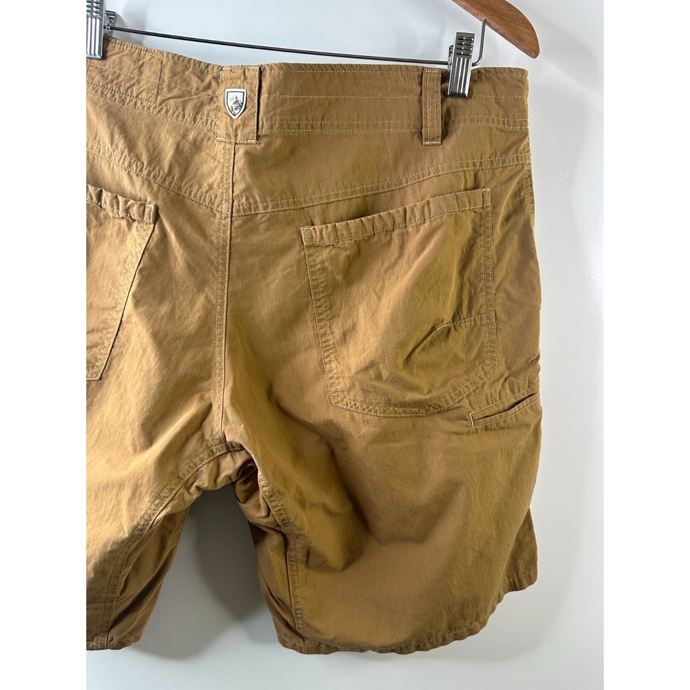 KUHL Shorts Mens 38 Tan Khaki Cotton Nylon Outdoor Hiking Utility Casual 10.5" - Picture 16 of 16